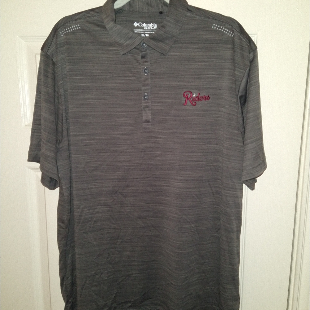 Columbia Golf Gray Short Sleeve Polo Men's sz XL